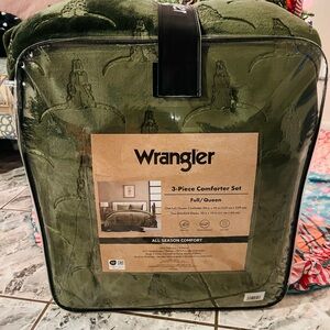 New Wrangler Green Comforter Set Queen